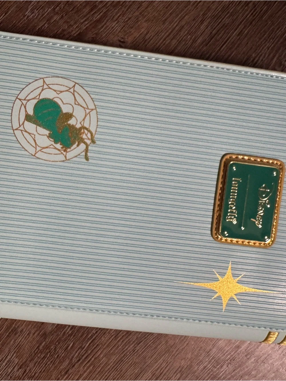 Tiana's Family Recipes Green & Gold Recipe Clutch Bag